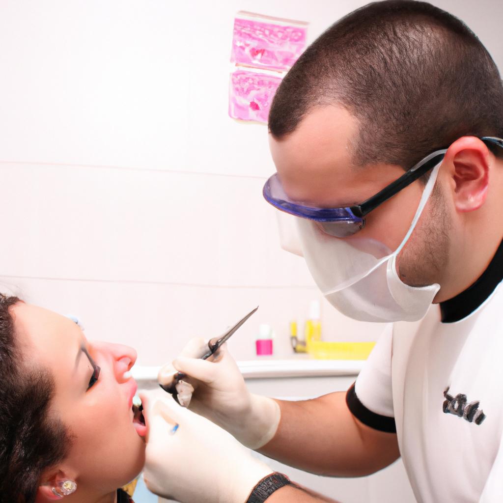 Person providing dental care services